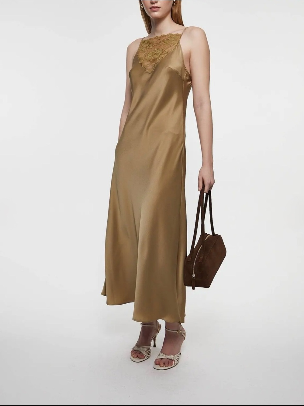 NWT By Malene Birger Libbie Dress in Kelp / size 38